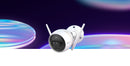 Cámara de Seguridad WiFi Exterior montaje mural 1080p (C3X) doble lente 