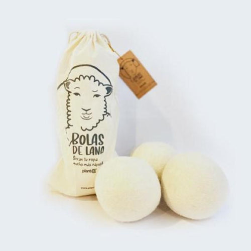 Set de bolas de lana para secar ropa  3un.