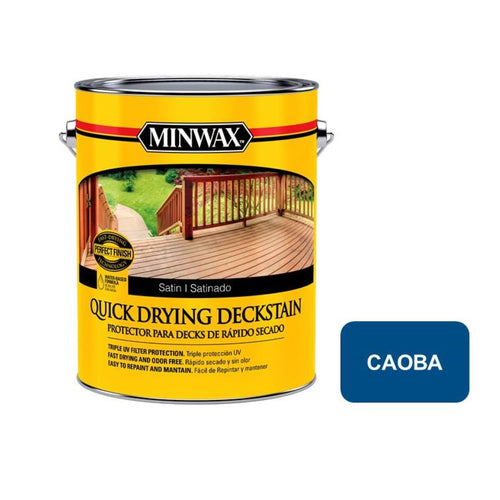 Deckstain Base Agua Secado Rapido 1 Gl (3.78lt) Caoba 