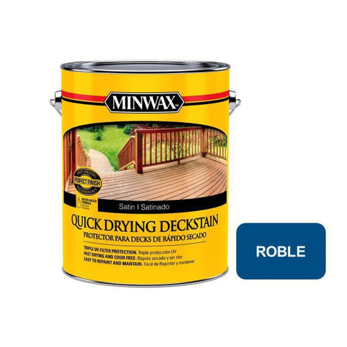 Deckstain Base Agua Secado Rapido 1 Gl (3.78lt) Roble 