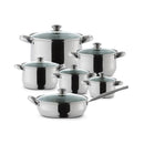 Batería de Cocina Acero Inoxidable Prime 12 piezas 