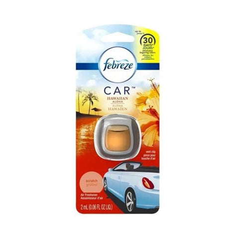 Aromatizante para automovil tipo clip Aroma Hawaiian Aloha 