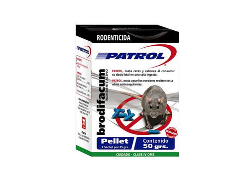 Raticida en Pellet 50grs 