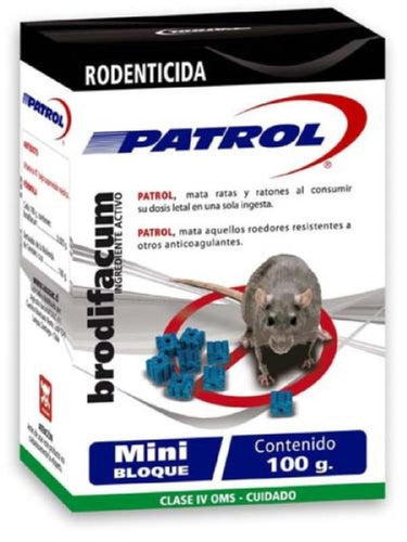 Raticida en Bloques 100grs 