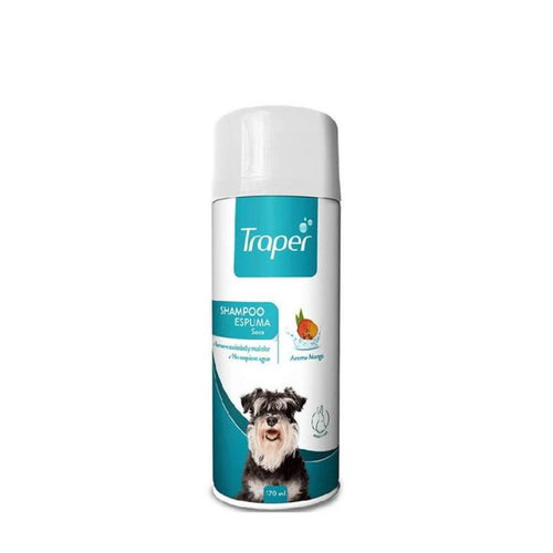 Shampoo Espuma Seca para Perro Aroma Mango 170ml 