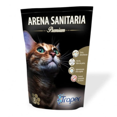 Arena para Gatos Premium Aglutinante 5kg 