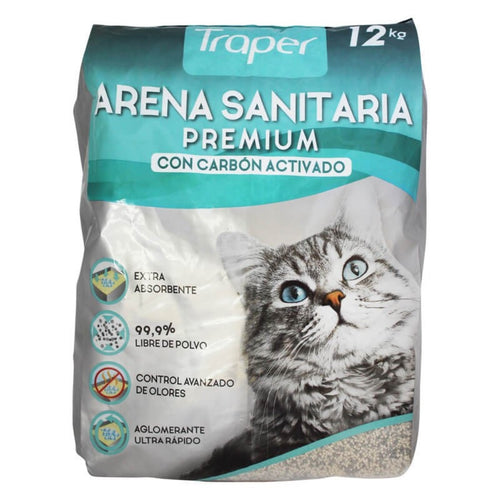 Arena para Gatos Premium Aglutinante 12kg 