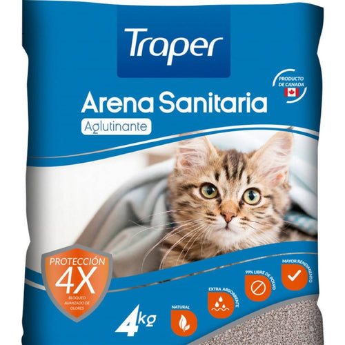 Arena para Gatos Aglutinante 4kg 