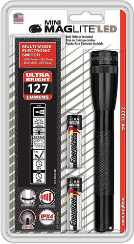 Linterna Mini Led 2AA Estuche