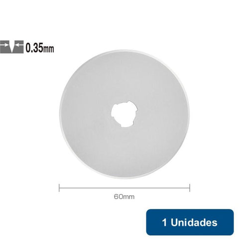 Repuesto cuchillo rotativo RB60-1 60mm 1un. 