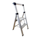 Escalera / Taburete plegable aluminio 300kg ultra liviano 2 peldaños 