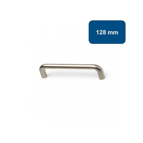Manilla Tirador para Cajones Mónaco Acero 128mm 