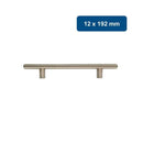 Manilla Tirador para Cajones Tivo Acero Inoxidable Liviana 12-192mm 