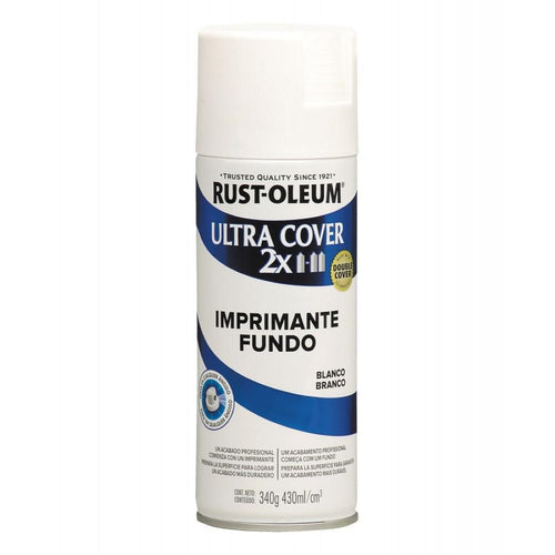 Pintura en Aerosol Ultra Cover 2X 340grs Imprimante Blanco Mate 
