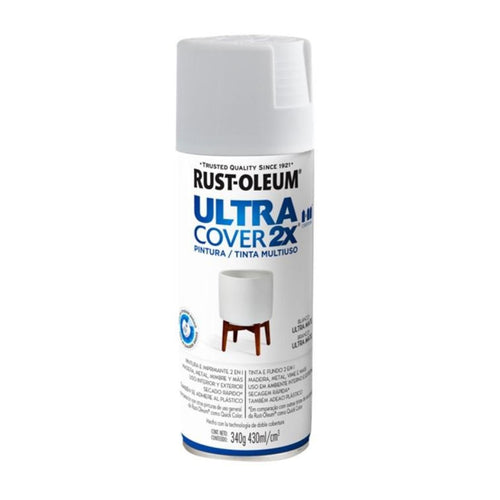 Pintura en Aerosol Ultra Cover 2X 340grs Blanco Ultra Mate 