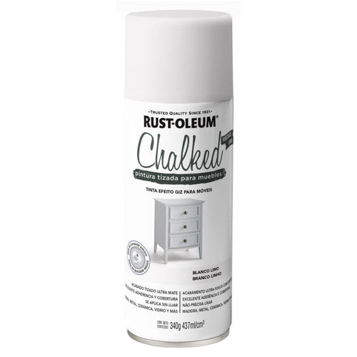 Pintura en Aerosol Chalked Tizada 340grs Blanco Lino 