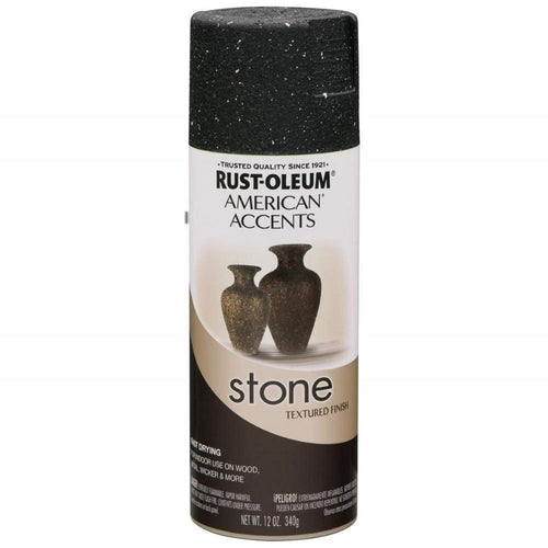 Pintura en Aerosol Stone Piedra 340grs Negro 