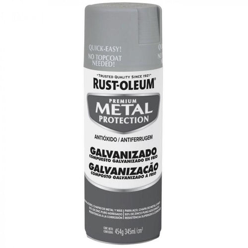 Pintura en Aerosol Metal Protection Compuesto Galvanizado 340grs Gris 