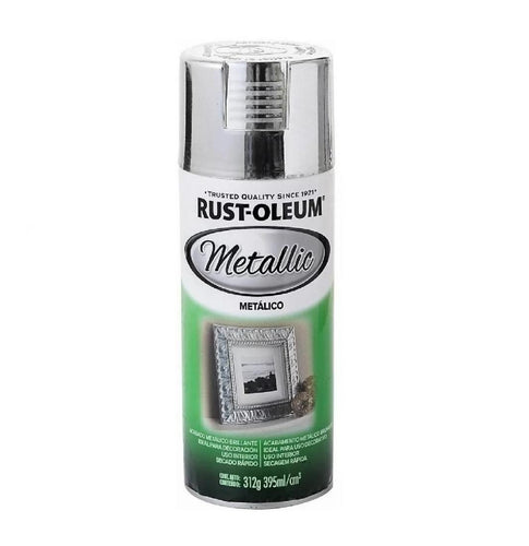 Pintura en Aerosol Acabado Metálico 312grs Plata 