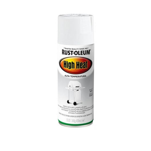 Pintura en Aerosol Alta Temperatura 340grs Blanco Mate 