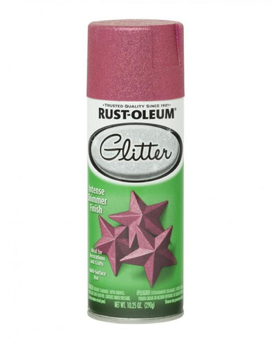 Pintura en Aerosol Glitter Brillantina 290grs Rosa Brillante 