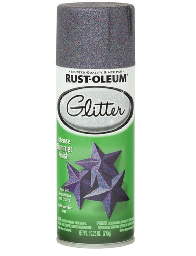 Pintura en Aerosol Glitter Brillantina 290grs Púrpura Multicolor 