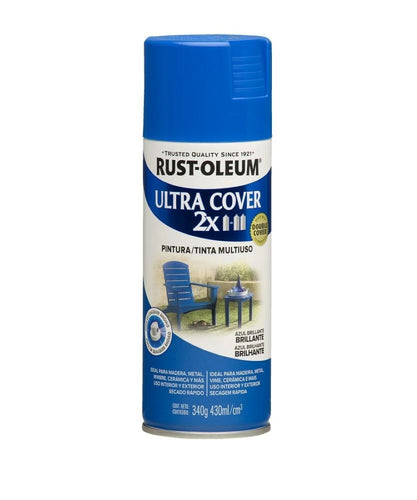 Pintura en Aerosol Ultra Cover 2X 340grs Azul Brillante 