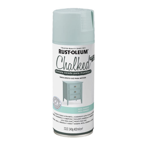 Pintura en Aerosol Chalked Tizada 340grs Azul Sereno 