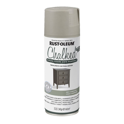 Pintura en Aerosol Chalked Tizada 340grs Gris Campestre 