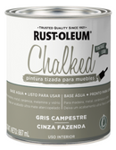 Pintura Chalked Tizada Base Agua 877ml Gris Campestre 