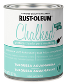 Pintura Chalked Tizada Base Agua 877ml Turquesa Aguamarina 