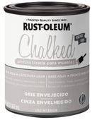Pintura Chalked Tizada Base Agua 877ml Gris Envejecido 