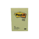 Nota Adhesiva 660 Amarillo Lineado 102X152 Mm 1 Un 100 Hojas