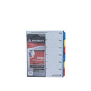 SEPARADOR CARTA 6 POSICIONES VINILICA COLOR (6851965714640)