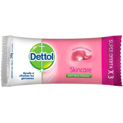 Jabón En Barra Skincare 3x80grs 