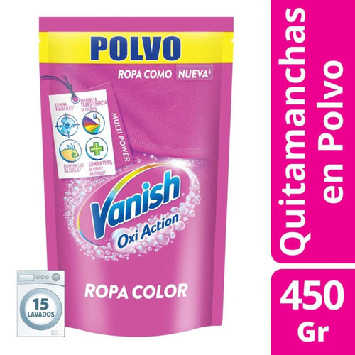 Quitamanchas Polvo Rosa Repuesto 450gr 