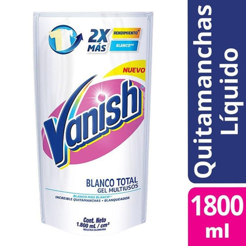 Quitamanchas Líquido Gel Multiuso Blanco Total 1800ml Doypack 
