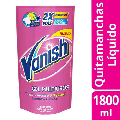 Quitamanchas Líquido Gel Multiuso Rosa 1800ml Doypack 