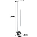 Soporte Vertical 2222 30-106cms 