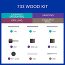 Micro Kit para madera 733 20 piezas 