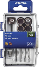 Micro Kit para madera 733 20 piezas 