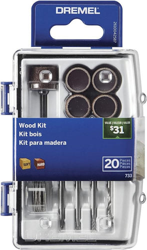 Micro Kit para madera 733 20 piezas 