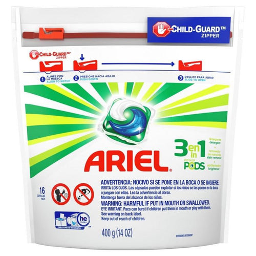 Detergente en capsulas 3 en 1 16 Pods 