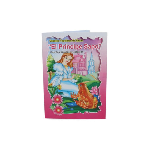 Libro Para Colorear La Princesa Y El Sapo