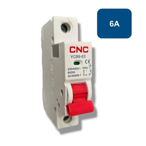Interruptor Automatico 6KA Curva C 6A 