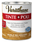 Barniz de Poliuretano + Tinte Base Agua 946ml Roble Verano 