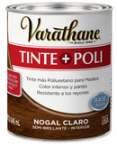 Barniz de Poliuretano + Tinte Base Agua 946ml Nogal Claro 