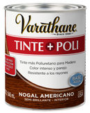 Barniz de Poliuretano + Tinte Base Agua 946ml Nogal Americano 