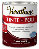 Barniz de Poliuretano + Tinte Base Agua 946ml Cabernet 