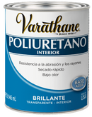 Barniz Poliuretano Interior Base Agua 946ml Transparente Brillante 